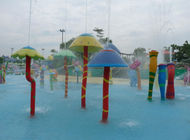 तैरना पूल बच्चों एक्वा खेल का मैदान जल पार्क रेनिंग मशरूम समूह फाइबर ग्लास