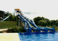 बड़े बच्चों Aquaslide शीसे रेशा पूल स्लाइड उच्च गति लोकप्रिय मनोरंजन उपकरण