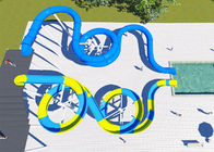 परिवार रिज़ॉर्ट / एडवेंचर पार्क वाटर स्लाइड के लिए 2 व्यक्ति आउटडोर स्विमिंग पूल स्लाइड