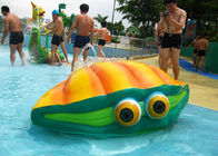 स्वनिर्धारित बच्चों के पानी के खेल का मैदान फाइबरग्लास मनोरंजन पार्क फूल स्प्रे
