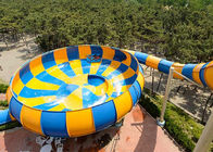 रंगीन सुपर बाउल जल स्लाइड खेल का मैदान / शीसे रेशा जल स्लाइड जल पार्क परियोजना