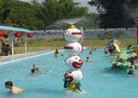 स्पलैश पार्क एंटी - यूवी के लिए बच्चों के पानी के पूल खेल का मैदान उपकरण