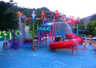 होटल स्विमिंग पूल के लिए मिक्स कलर इंटरएक्टिव वाटर पार्क खेल का मैदान