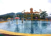 होटल स्विमिंग पूल के लिए मिक्स कलर इंटरएक्टिव वाटर पार्क खेल का मैदान