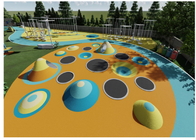बच्चे के खेल का मैदान पार्क के लिए अनुकूलित स्टेनलेस स्टील सुरंग स्लाइड
