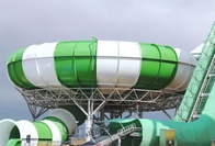 33 मीटर स्पेस बाउल कस्टम वॉटर स्लाइड्स एक्वा रिज़ॉर्ट वॉटर प्ले उपकरण