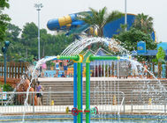 इस्पात कॉलम बच्चों के स्पलैश पानी के खेल का मैदान, बच्चों के लिए गार्डन प्ले उपकरण 3 मीटर ऊँचाई