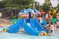मजेदार बच्चों जल पार्क खेल का मैदान स्लाइड