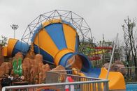 एक्वा पार्क के लिए मिनी टॉरनाडो जल स्लाइड, अनुकूलित रंग शीसे रेशा बच्चों के खेल का मैदान स्लाइड